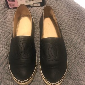 Chanel Espadrilles Lambskin 100% Authentic